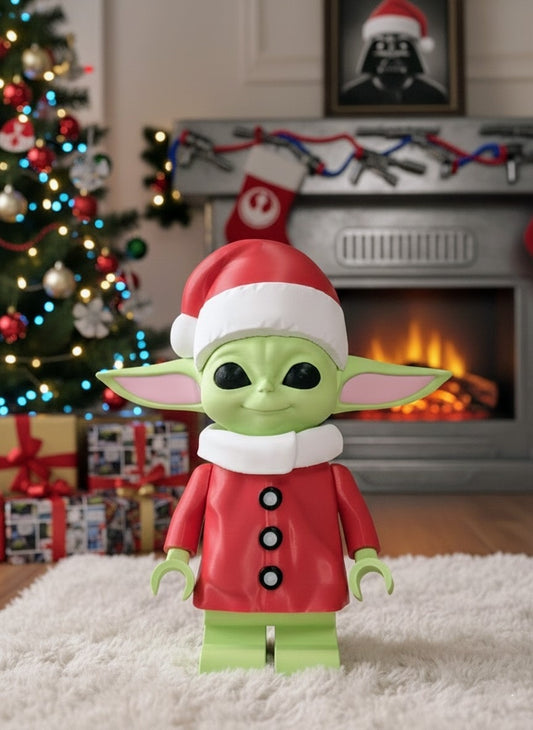 Brick Figure - Christmas Grogu