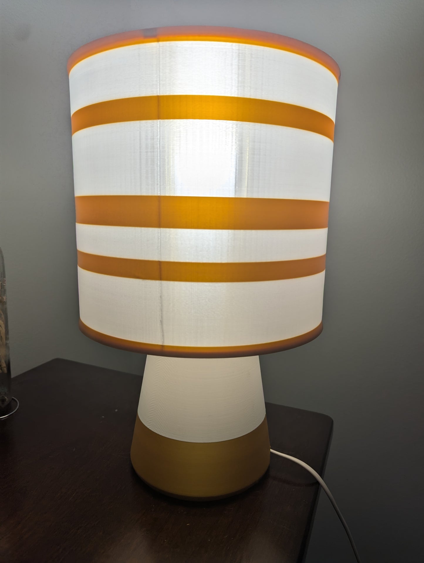 Modern Table Lamp, Two-Tone