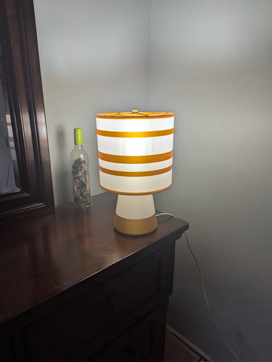 Modern Table Lamp, Two-Tone