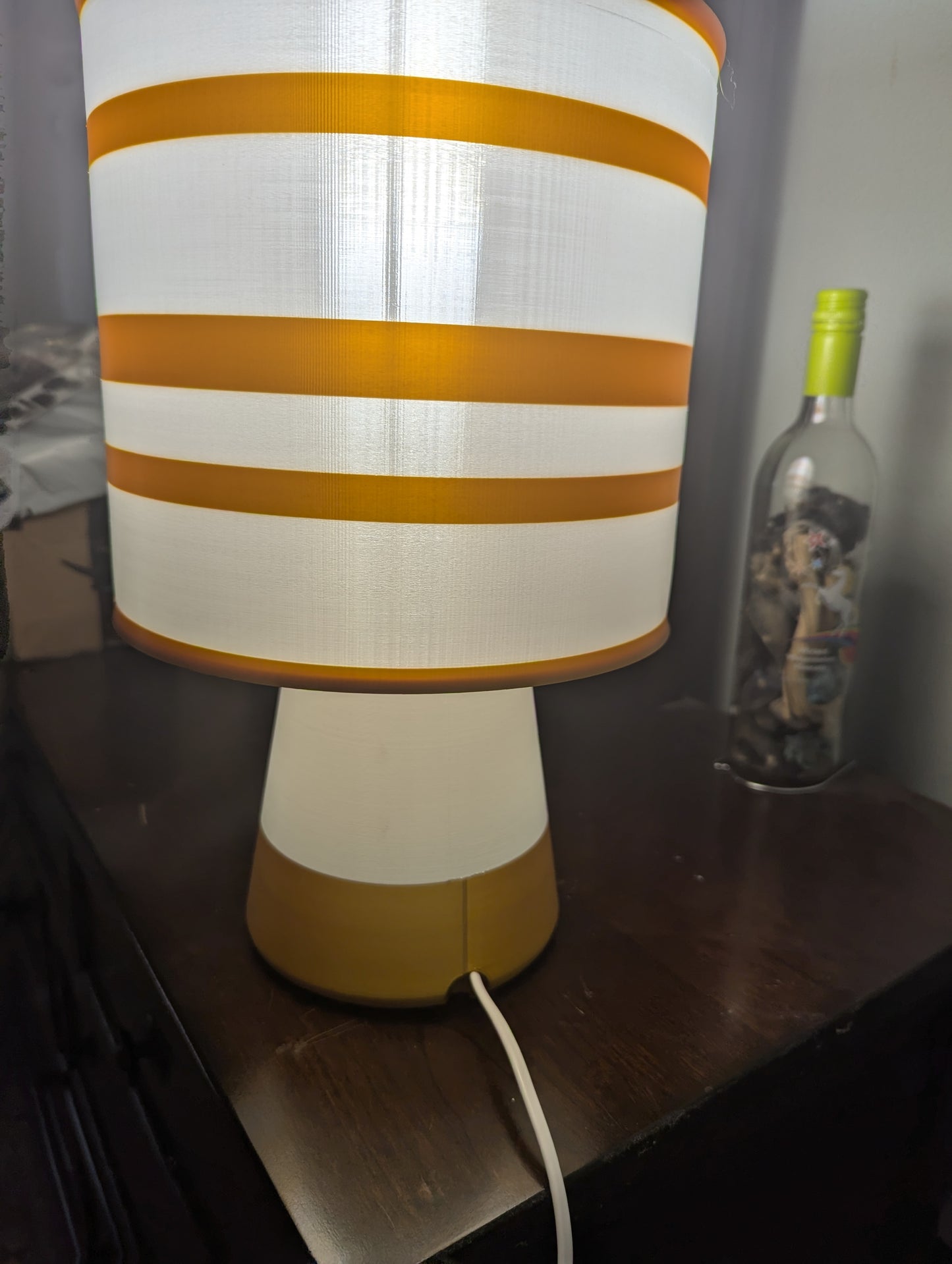 Modern Table Lamp, Two-Tone