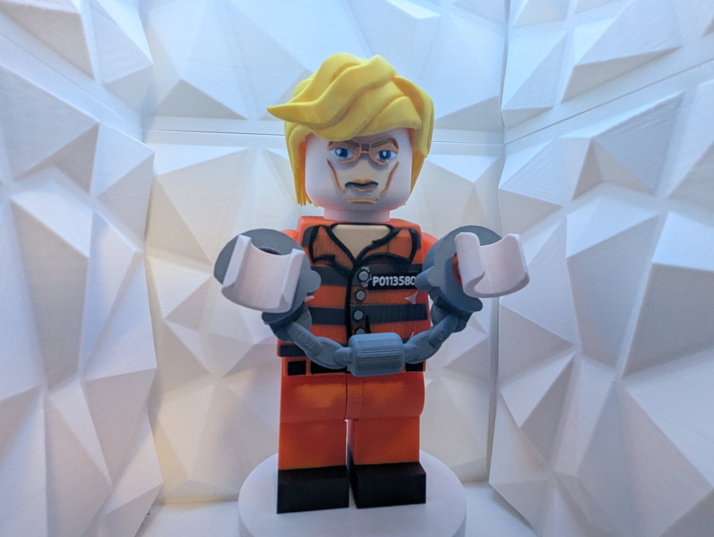 Brick Figure - Donald Trump Prison Jumpsuit