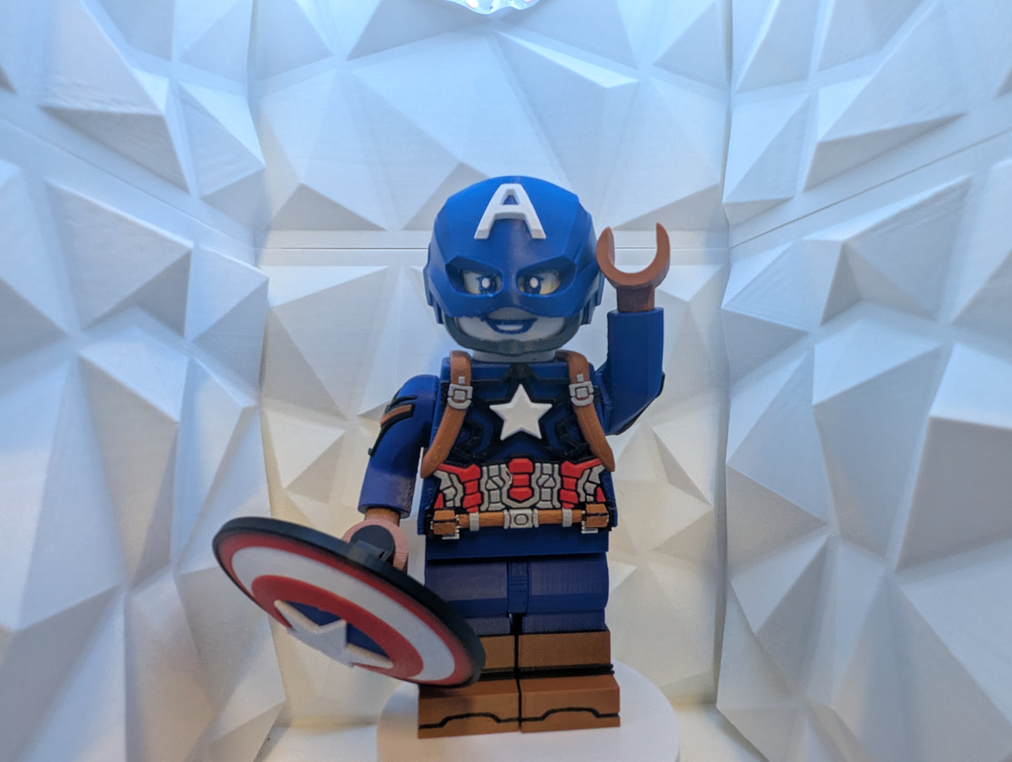 Brick Figure - Captain America