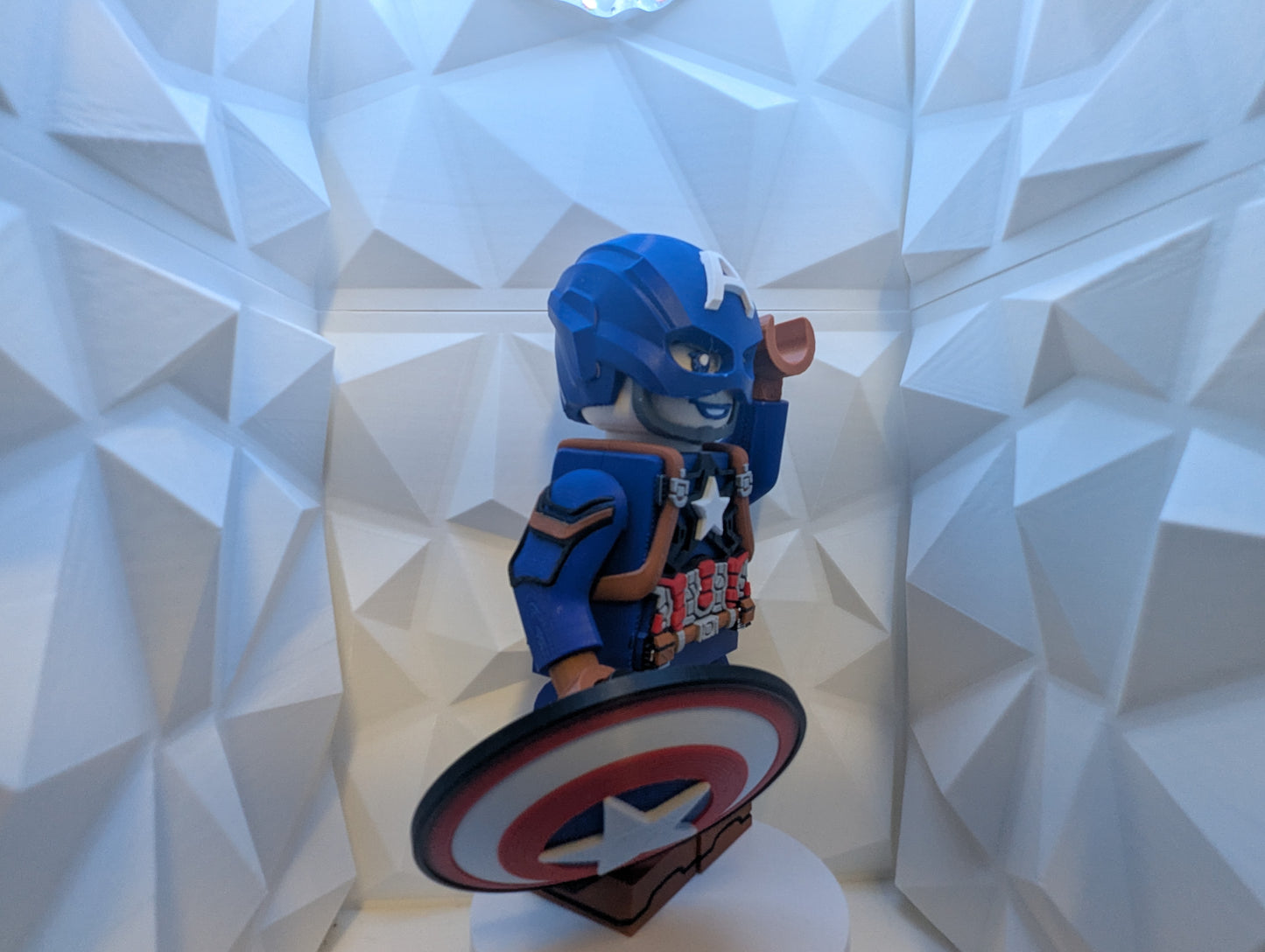 Brick Figure - Captain America