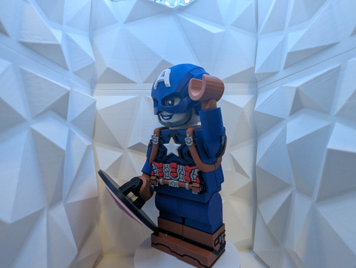 Brick Figure - Captain America