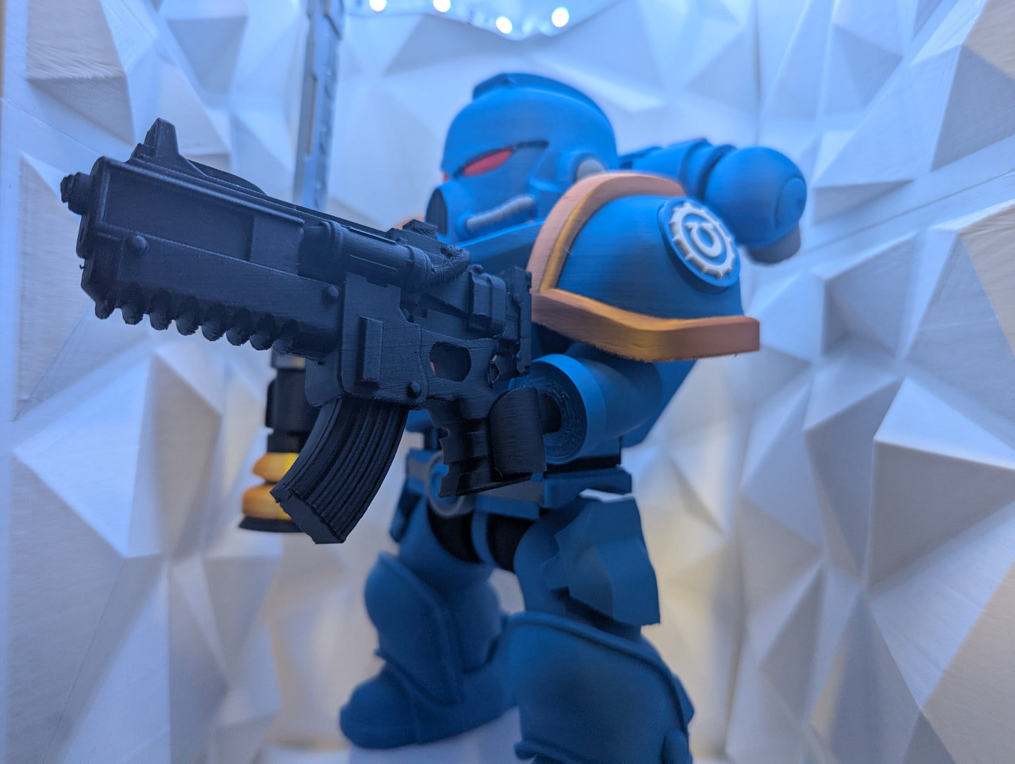 Brick Figure - Space Marine - Ultramarine