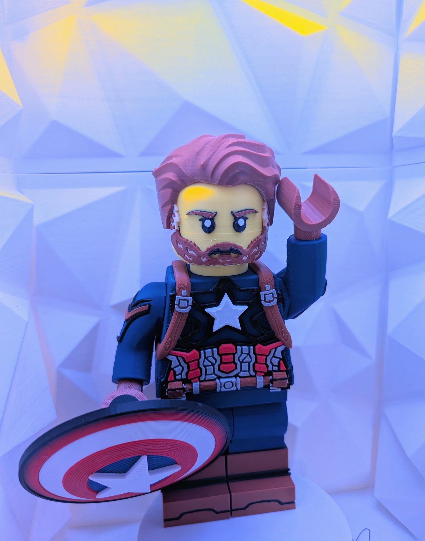 Brick Figure - Captain America