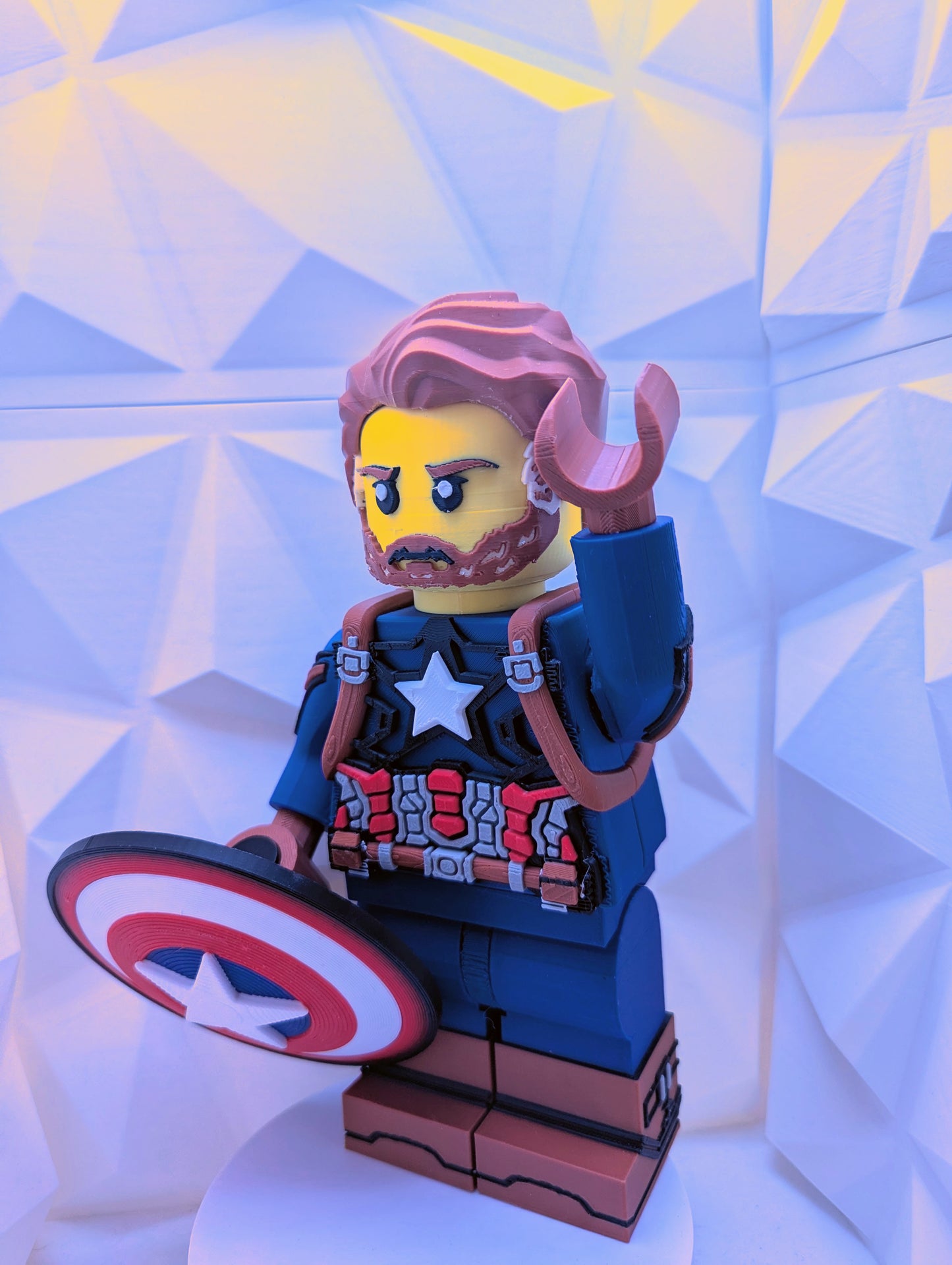 Brick Figure - Captain America