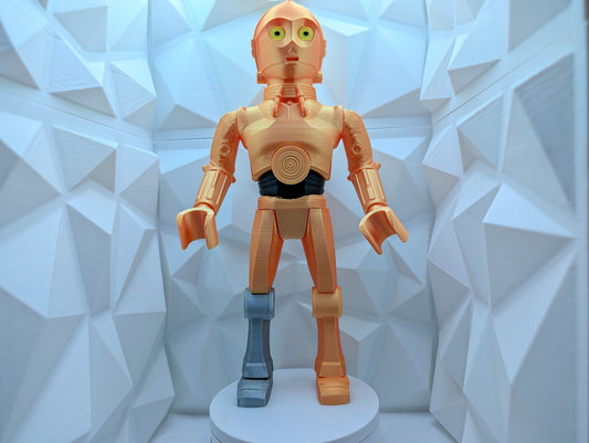 Brick Figure - C3PO