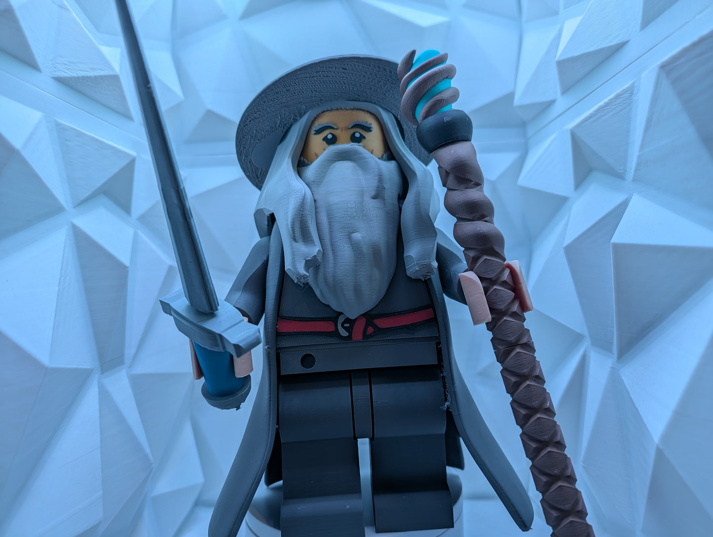 Brick Figure - Gandalf