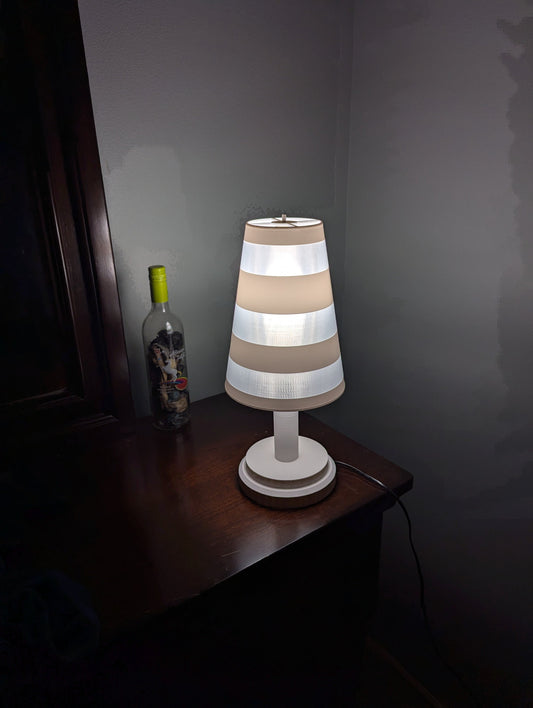 Modern Themed(Striped) Desk Lamp